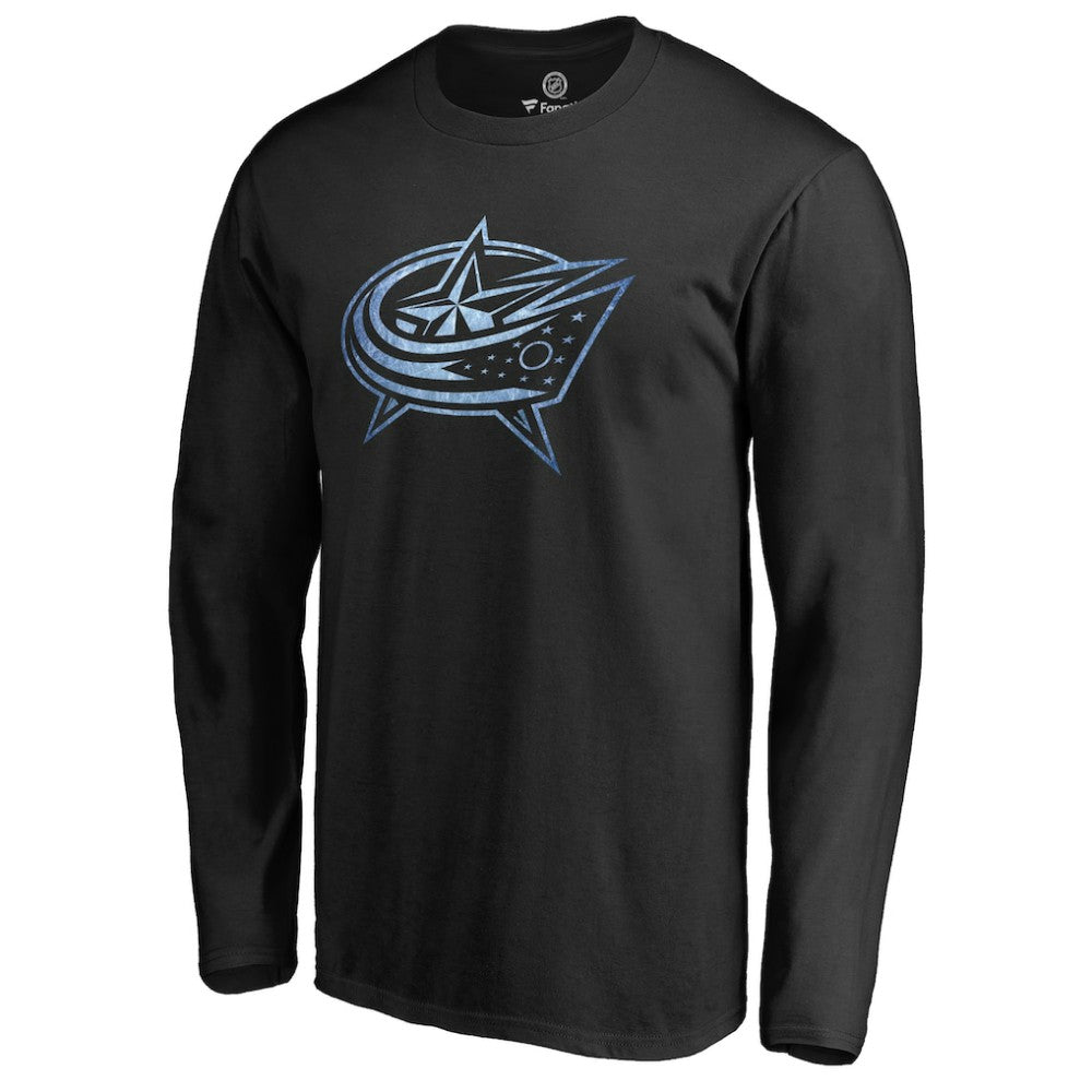 NHL Black Columbus Blue Jackets Pond Hockey Long Sleeve T-Shirt