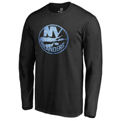 NHL Black New York Islanders Pond Hockey Long Sleeve T-Shirt