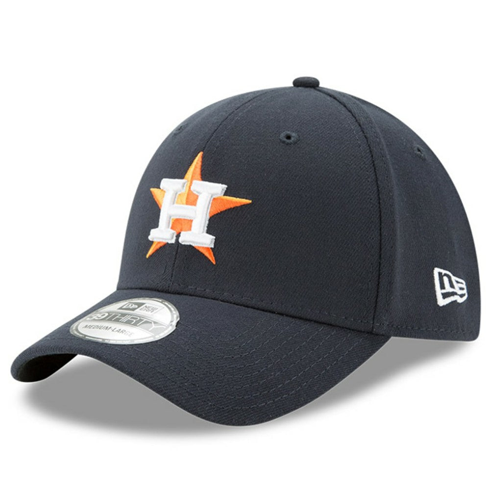 MLB Houston Astros New Era Button Team Classic 39THIRTY Flex Hat