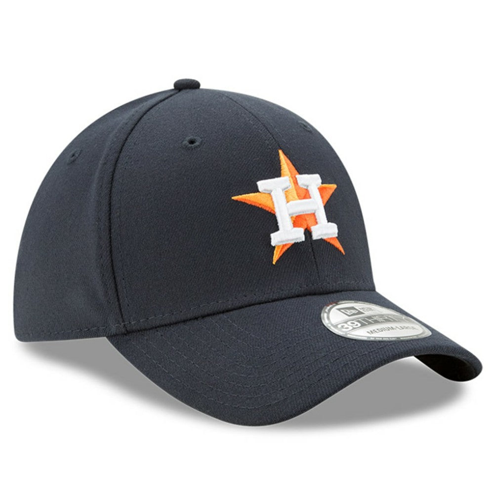 MLB Houston Astros New Era Button Team Classic 39THIRTY Flex Hat