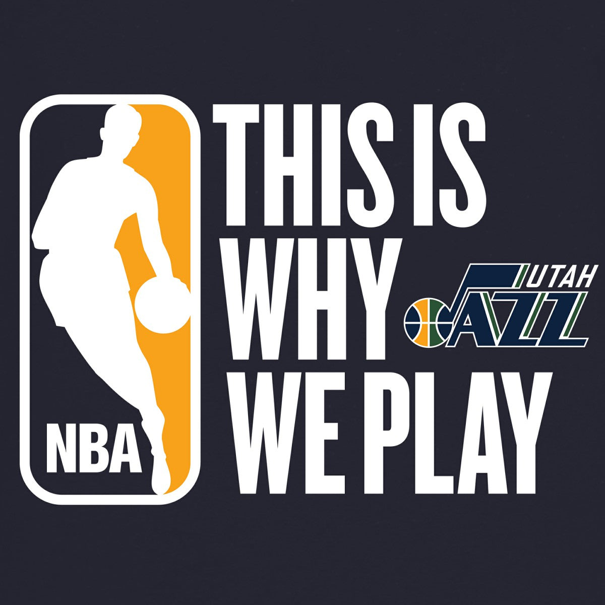 NBA Utah Jazz This Is Why We Play Pullover Hoodie