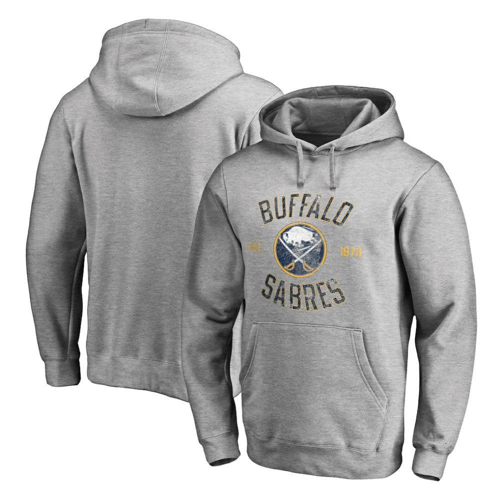 NHL Ash Buffalo Sabres Heritage Pullover Hoodie