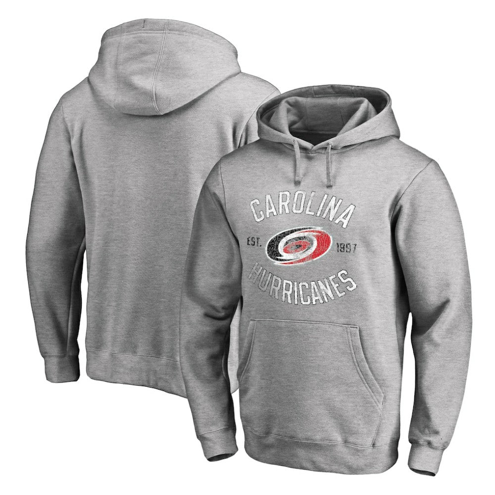 NHL Ash Carolina Hurricanes Heritage Pullover Hoodie