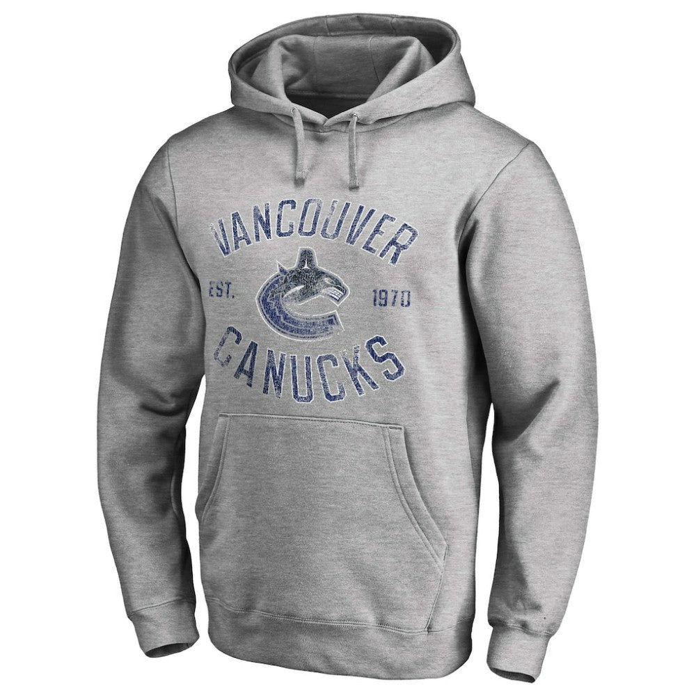 NHL Ash Vancouver Canucks Heritage Pullover Hoodie
