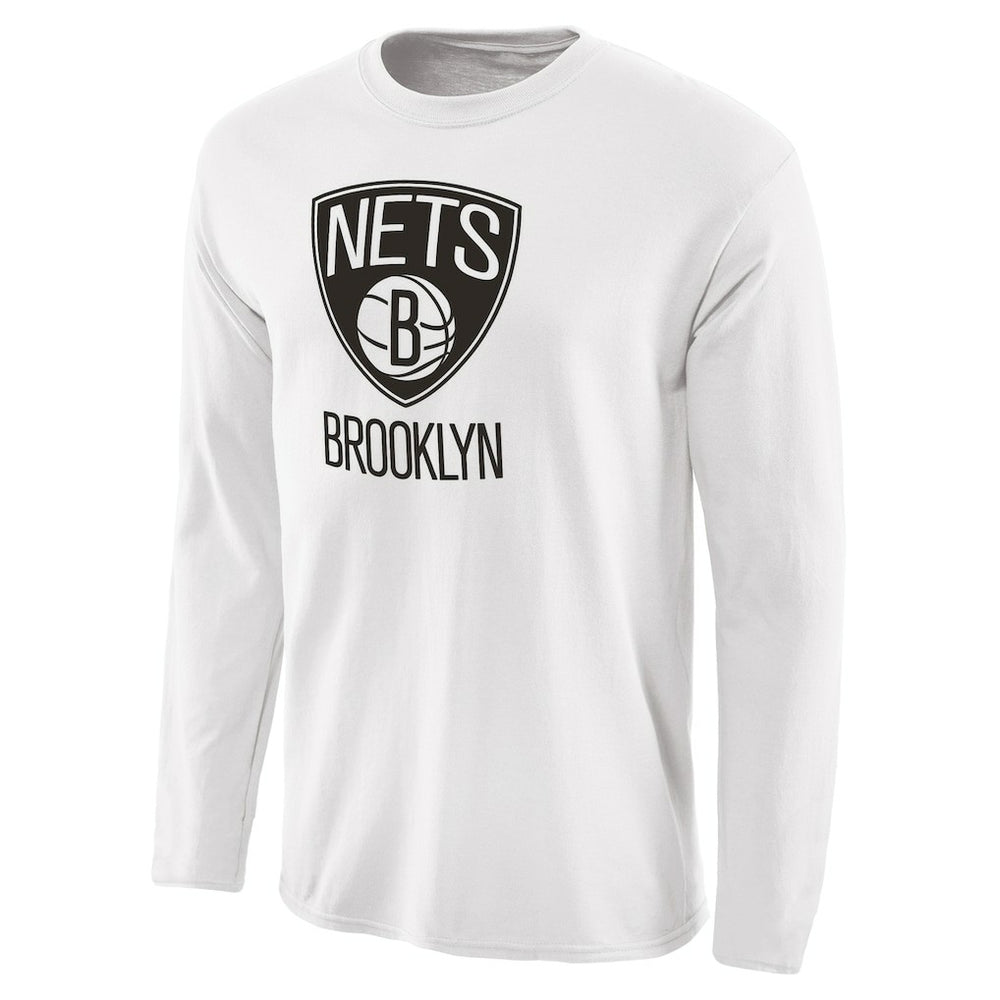 NBA Brooklyn Nets Primary Logo Long Sleeve T-Shirt