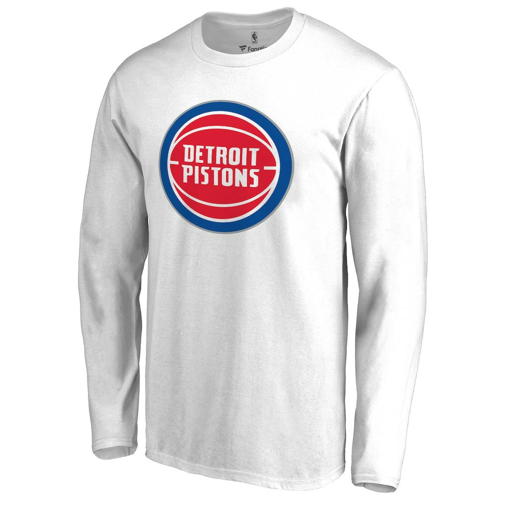 NBA Detroit Pistons Primary Logo Long Sleeve T-Shirt sale