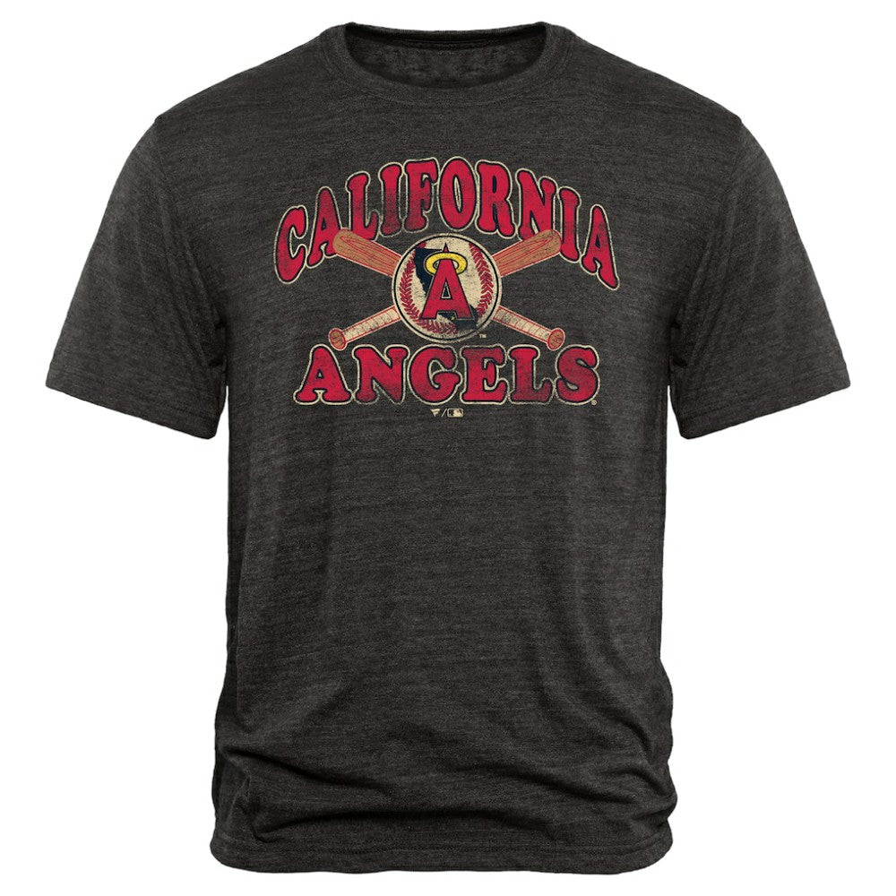 MLB Los Angeles Angels Cooperstown Bats Tri-Blend T-Shirt