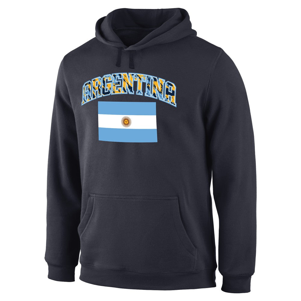 Argentina True Colors Pullover Hoodie -  Navy