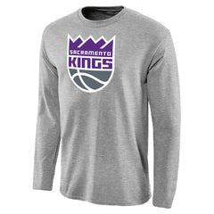 NBA Sacramento Kings Primary Logo Long Sleeve T-Shirt