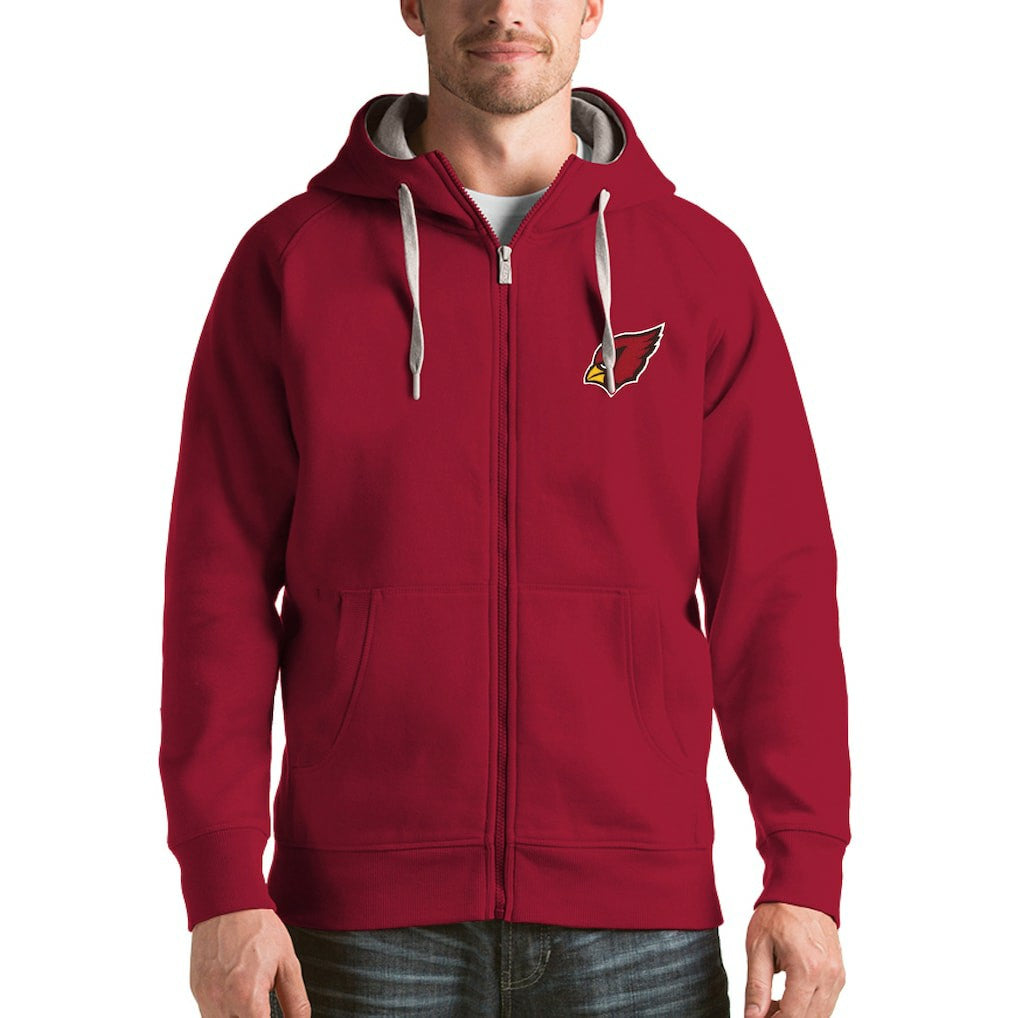Antigua Victory Full-Zip Hoodie - Arizona Cardinals