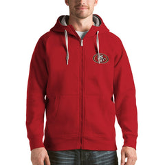 Antigua Victory Full-Zip Hoodie - San Francisco 49ers