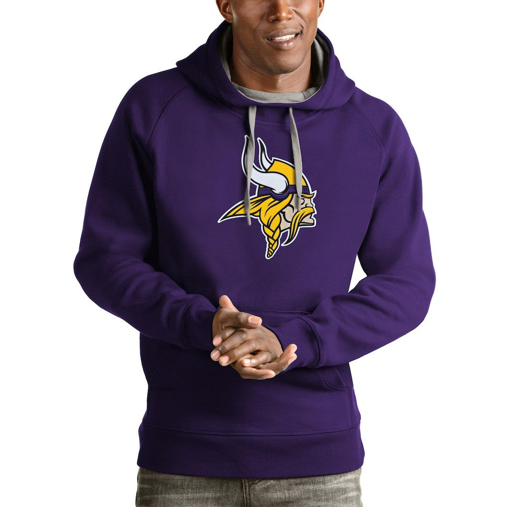 Antigua Victory Pullover Hoodie - Minnesota Vikings