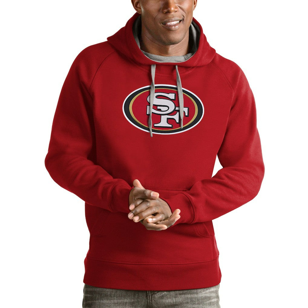 Antigua Victory Pullover Hoodie - San Francisco 49ers