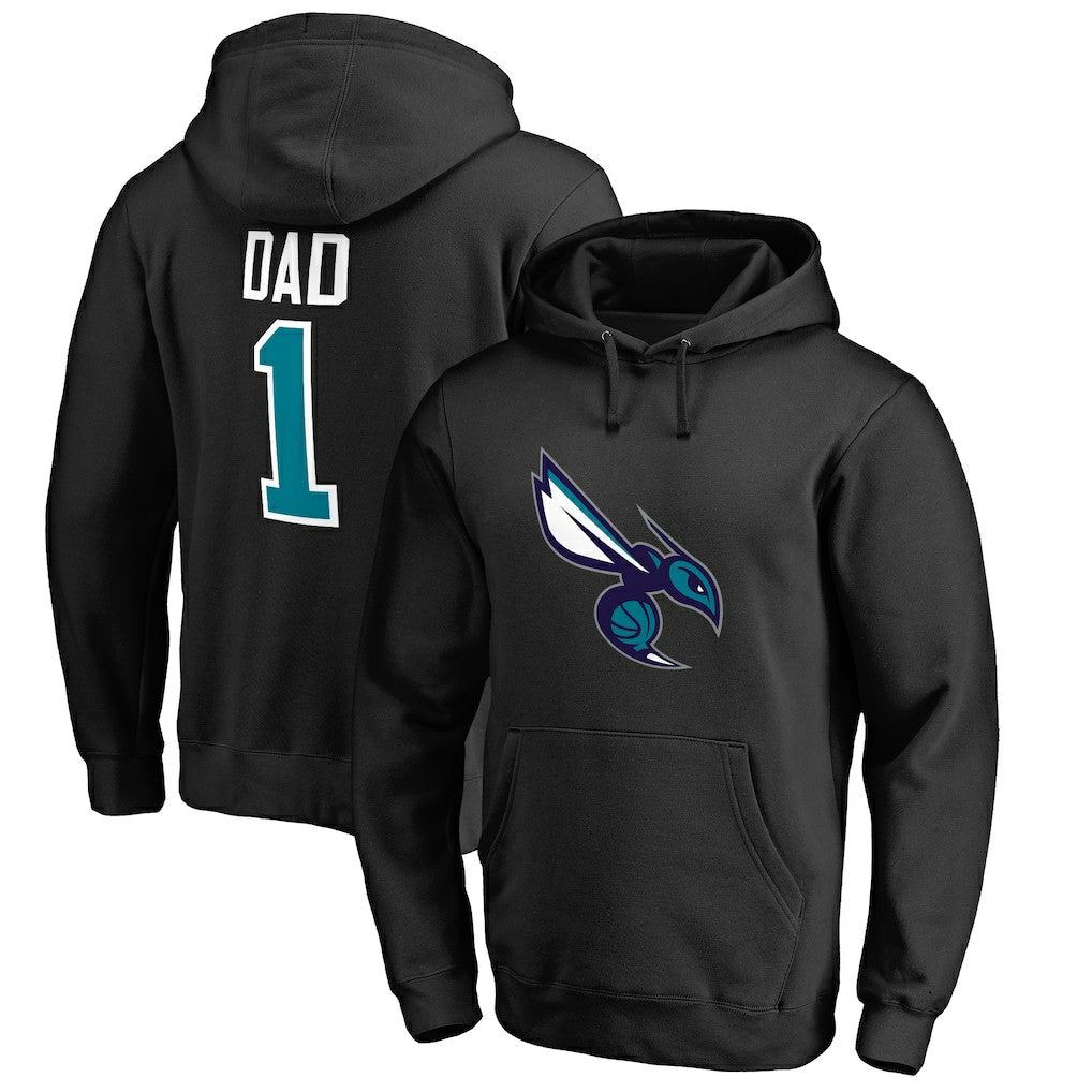 NBA Charlotte Hornets #1 Dad Pullover Hoodie