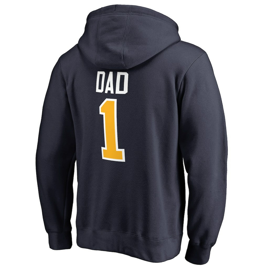 NBA Indiana Pacers #1 Dad Pullover Hoodie