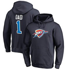 NBA Oklahoma City Thunder #1 Dad Pullover Hoodie