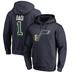 NBA Utah Jazz #1 Dad Pullover Hoodie