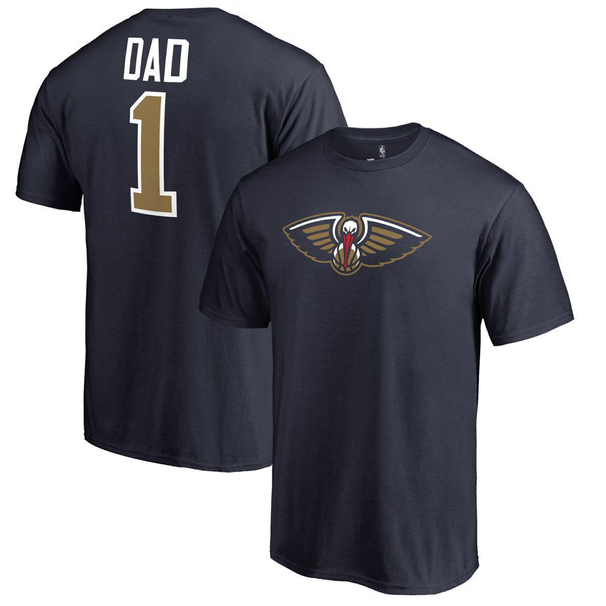 NBA New Orleans Pelicans #1 Dad T-Shirt
