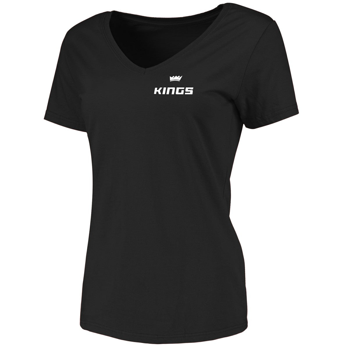 NBA Sacramento Kings Women's Logo V-Neck T-Shirt