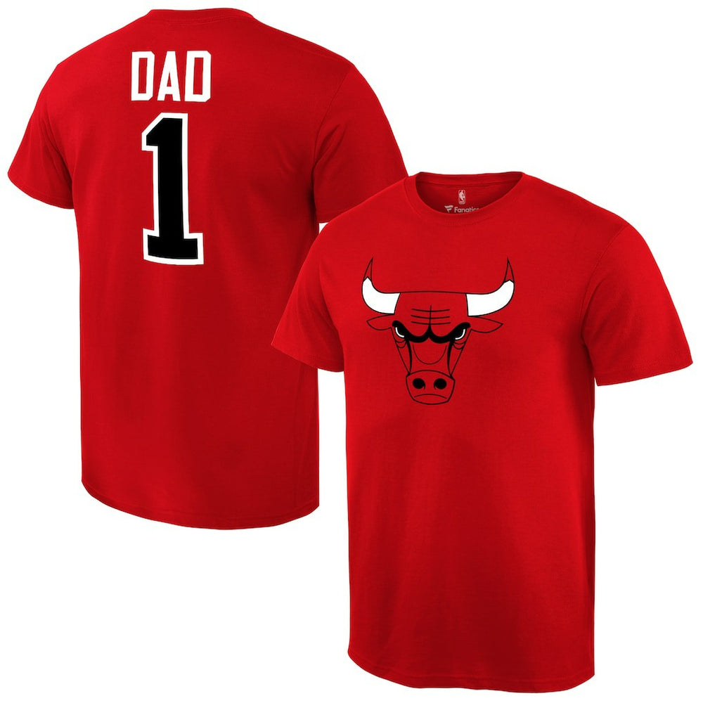 NBA Chicago Bulls #1 Dad T-Shirt sale