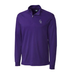 MLB Colorado Rockies Cutter & Buck Belfair Half-Zip Pullover Jacket