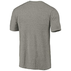 NHL Ash Colorado Avalanche Distressed Team Logo Tri-Blend T-Shirt
