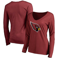 Women's Primary Team Logo Long Sleeve T-Shirt - Arizona Cardinals
