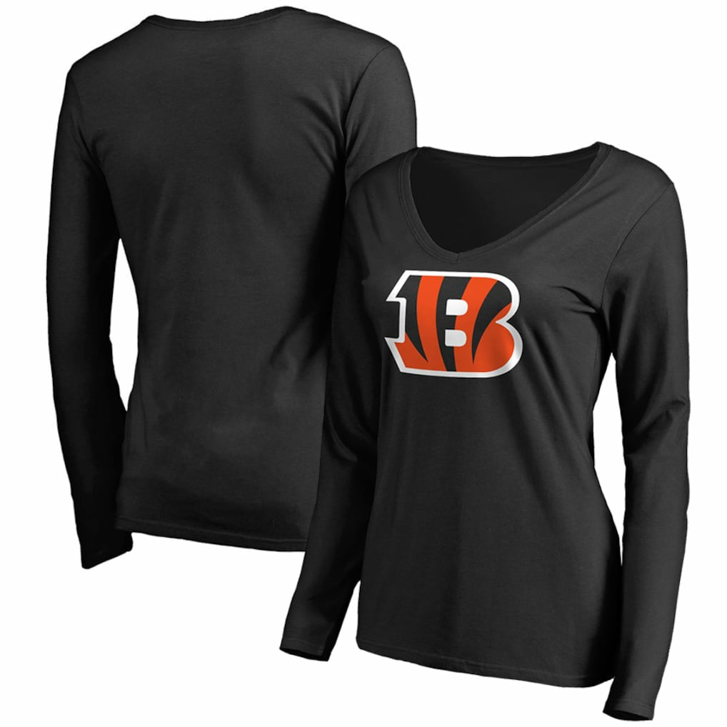 Women's Primary Team Logo Long Sleeve T-Shirt - Cincinnati Bengals