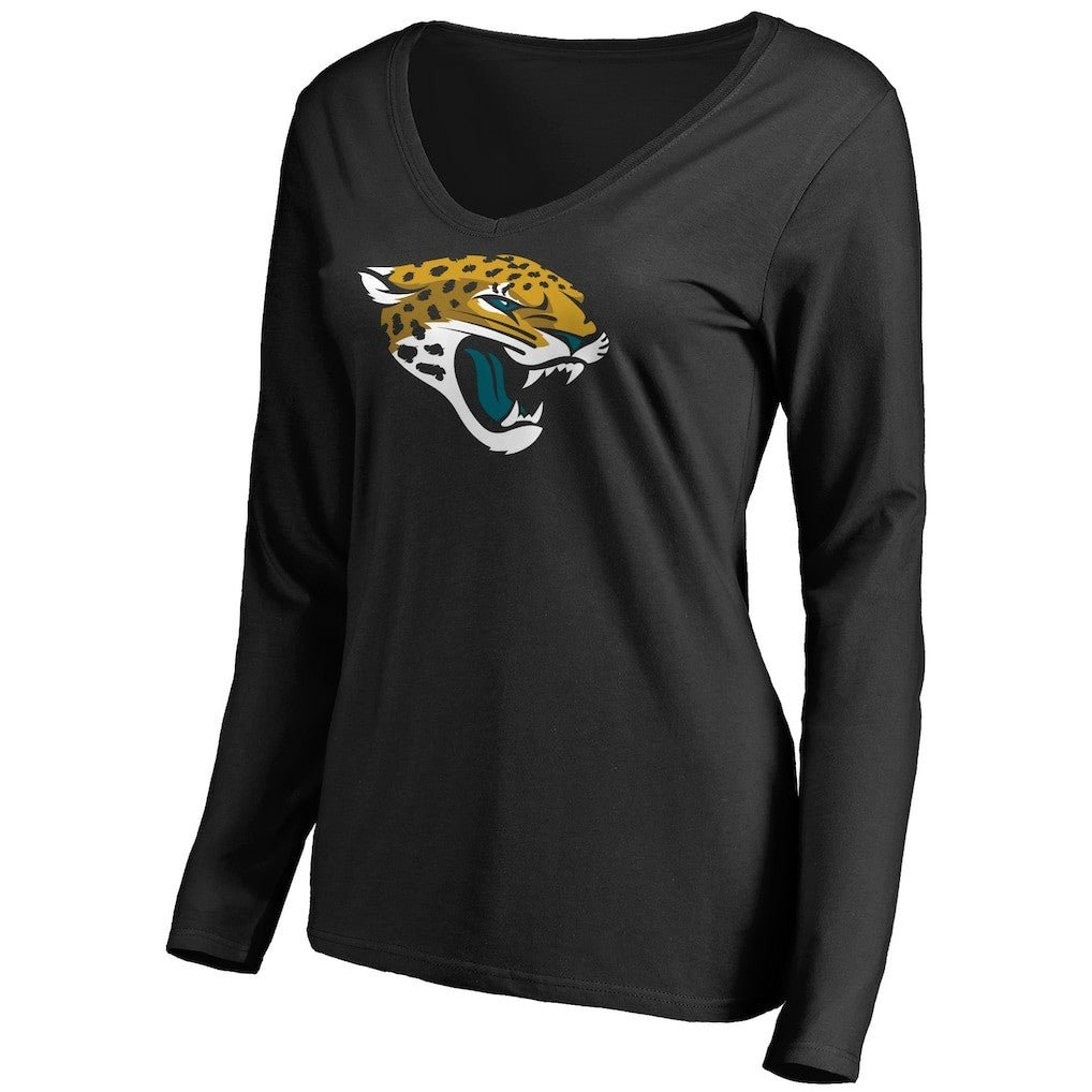 Women's Primary Team Logo Long Sleeve T-Shirt - Jacksonville Jaguars