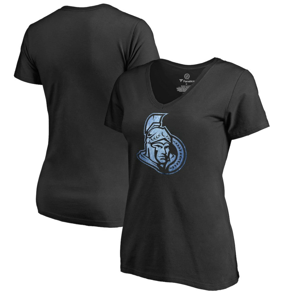 NHL Black Ottawa Senators Women's Pond Hockey T-Shirt