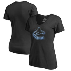 NHL Black Vancouver Canucks Women's Pond Hockey T-Shirt