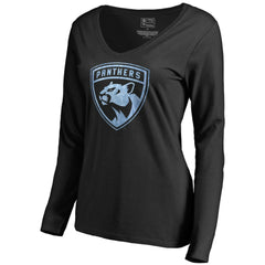 NHL Black Florida Panthers Women's Pond Hockey Long Sleeve T-Shirt
