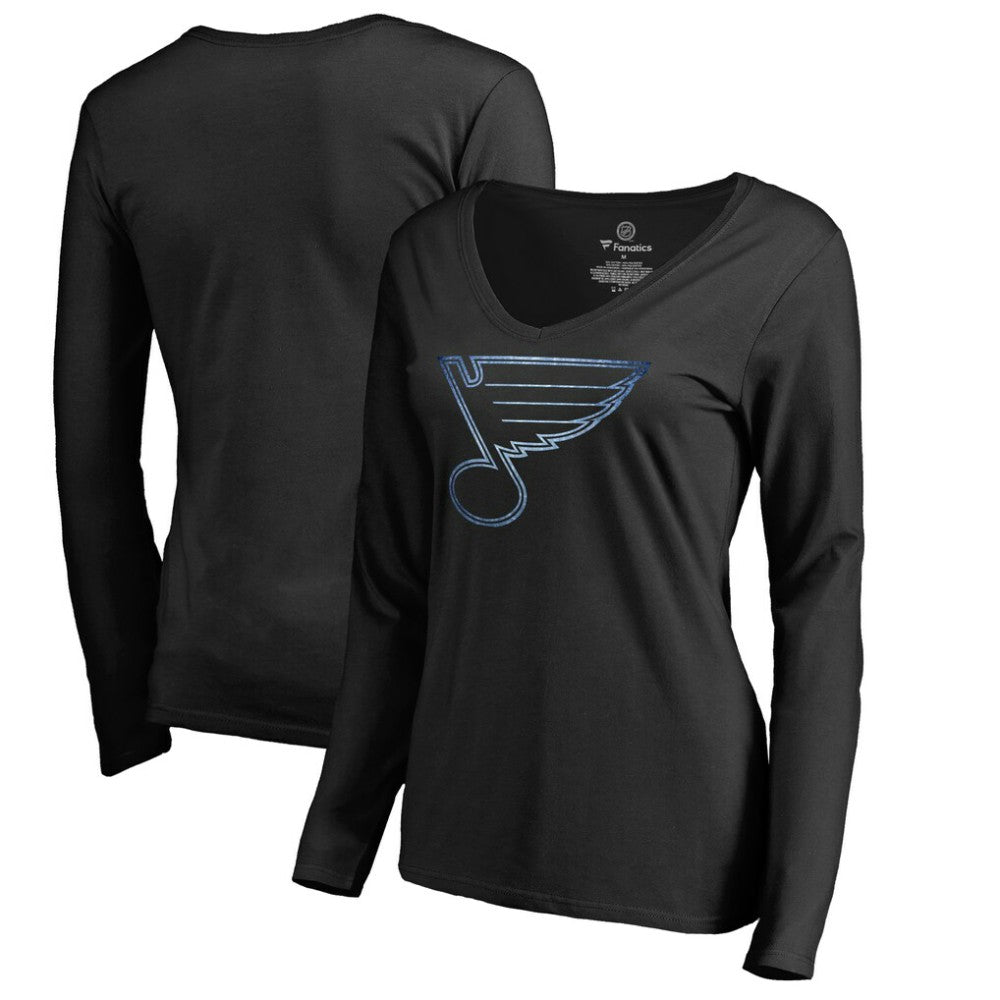NHL Black St. Louis Blues Women's Pond Hockey Long Sleeve T-Shirt