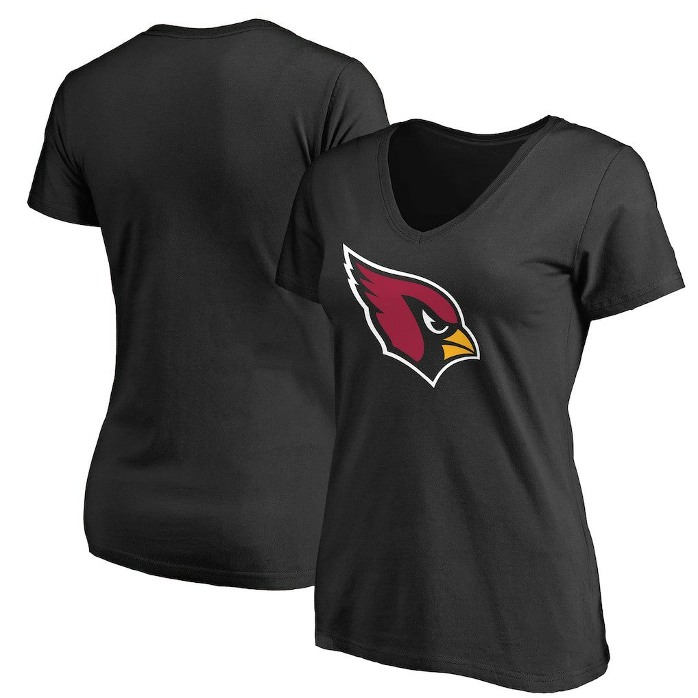 Women's Primary Team Logo V-Neck T-Shirt - Arizona Cardinals