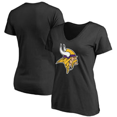 Women's Primary Team Logo V-Neck T-Shirt - Minnesota Vikings