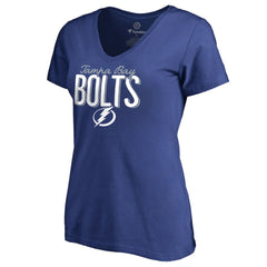 NHL Blue Tampa Bay Lightning Women's Nostalgia T-Shirt