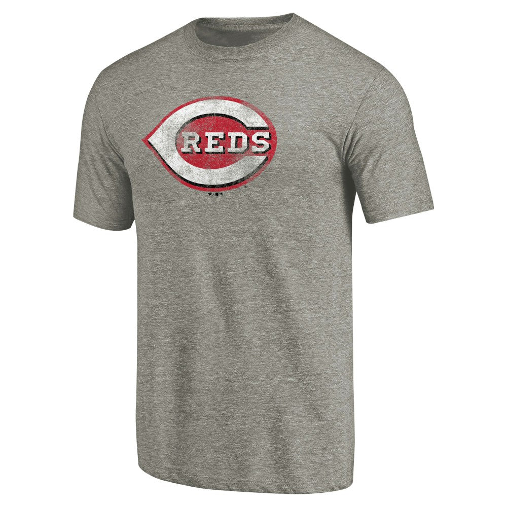 MLB Cincinnati Reds Distressed Team Tri-Blend T-Shirt