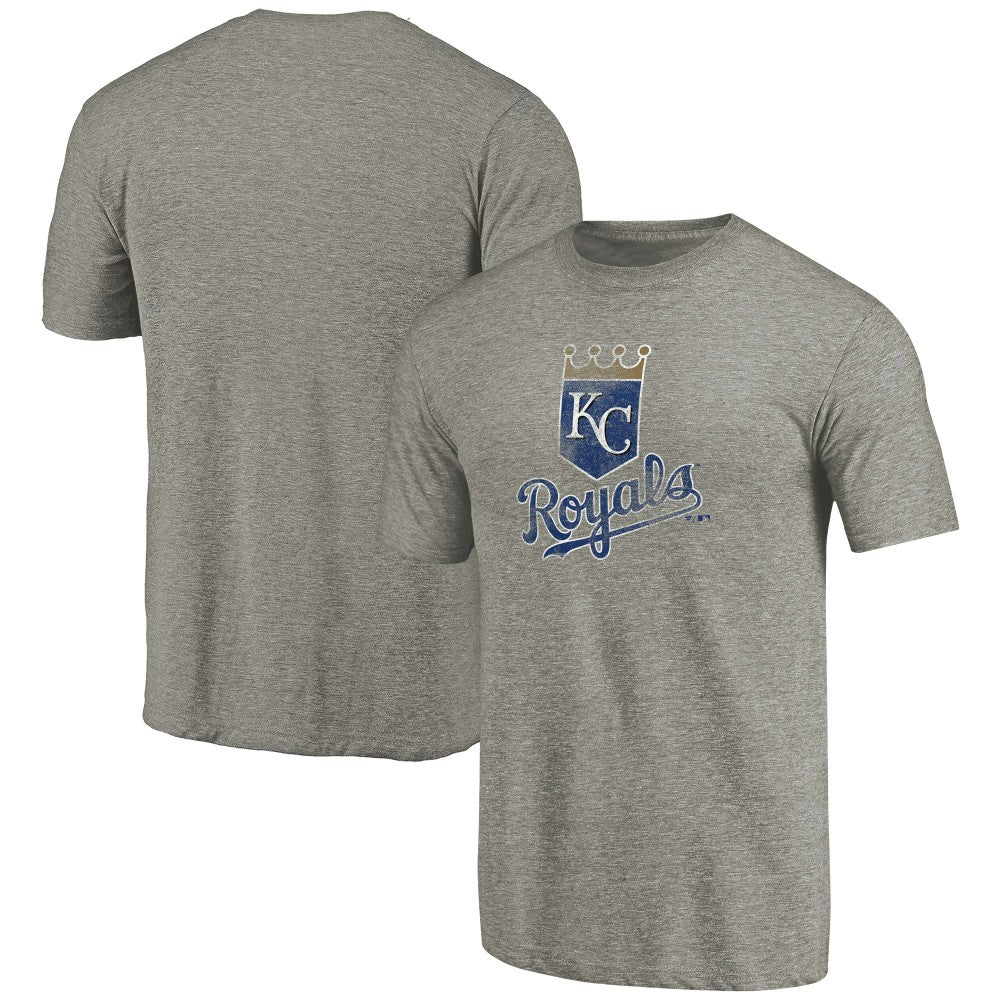 MLB Kansas City Royals Distressed Team Tri-Blend T-Shirt