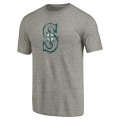 MLB Seattle Mariners Distressed Team Tri-Blend T-Shirt