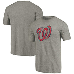 MLB Washington Nationals Distressed Team Tri-Blend T-Shirt