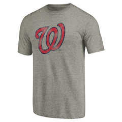MLB Washington Nationals Distressed Team Tri-Blend T-Shirt