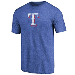 MLB Texas Rangers Distressed Team 2 Tri-Blend T-Shirt