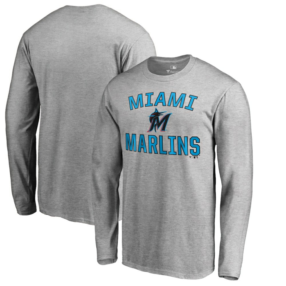 MLB Miami Marlins Victory Arch Long Sleeve T-Shirt
