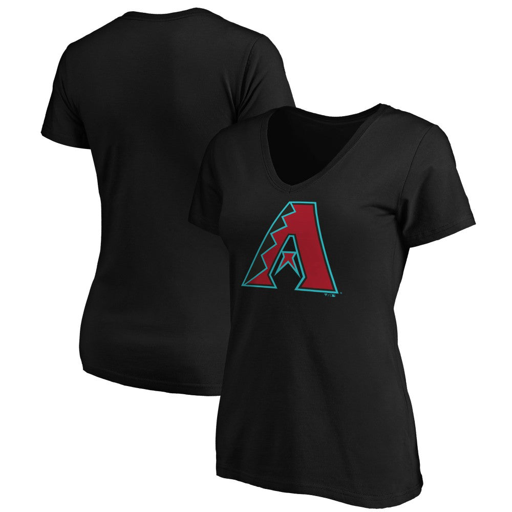 MLB Arizona Diamondbacks Women's Secondary Color Primary Logo T-Shirt