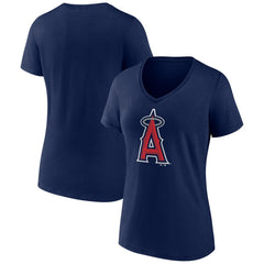 MLB Los Angeles Angels Women's Secondary Color Primary Logo T-Shirt