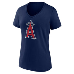 MLB Los Angeles Angels Women's Secondary Color Primary Logo T-Shirt