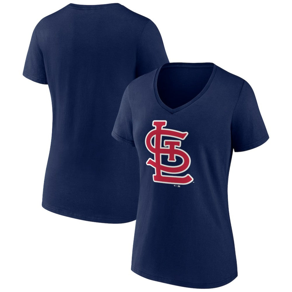 MLB St. Louis Cardinals Women's Secondary Color Primary Logo T-Shirt