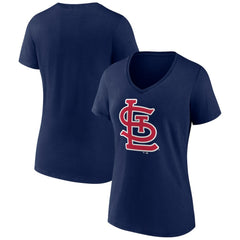 MLB St. Louis Cardinals Women's Secondary Color Primary Logo T-Shirt
