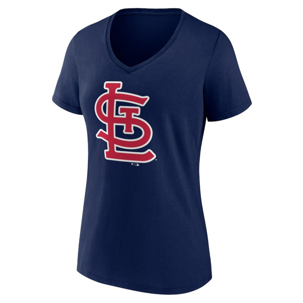 MLB St. Louis Cardinals Women's Secondary Color Primary Logo T-Shirt