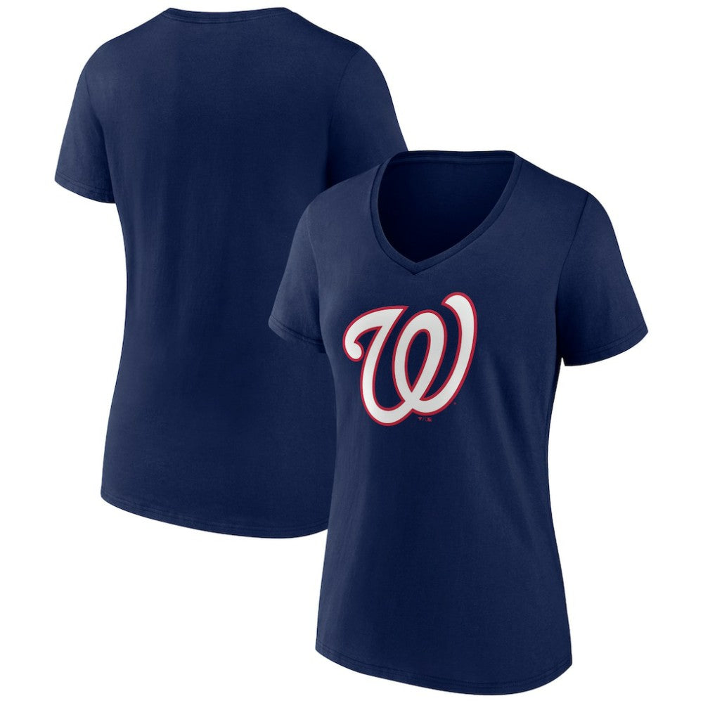 MLB Washington Nationals Women's Secondary Color Primary Logo T-Shirt